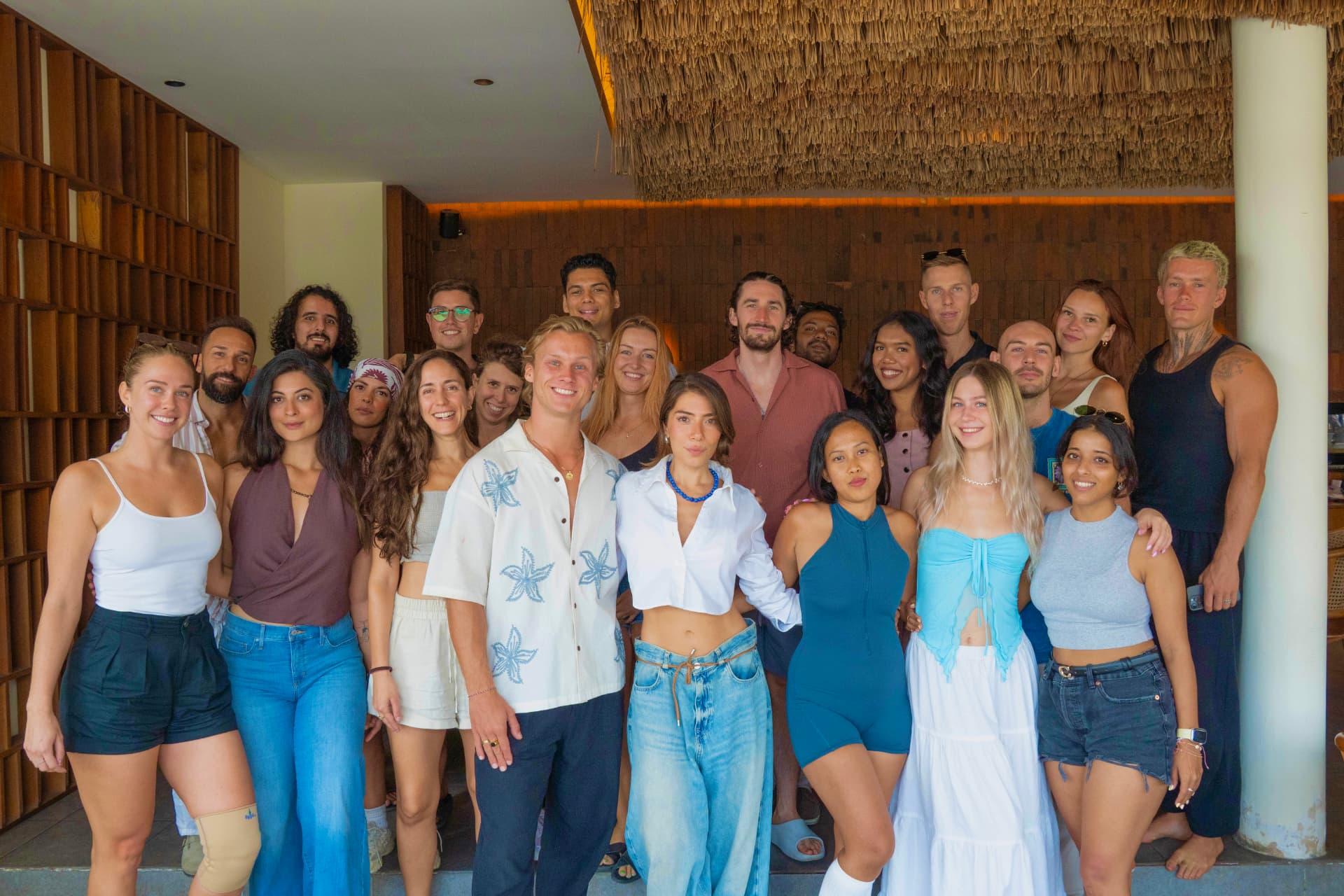 Sara with a workshop group in Bali